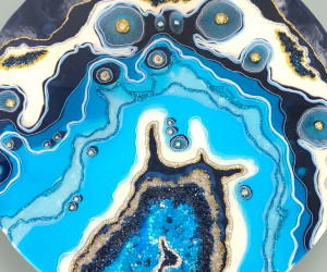 A heavenly dream - Geode wallart